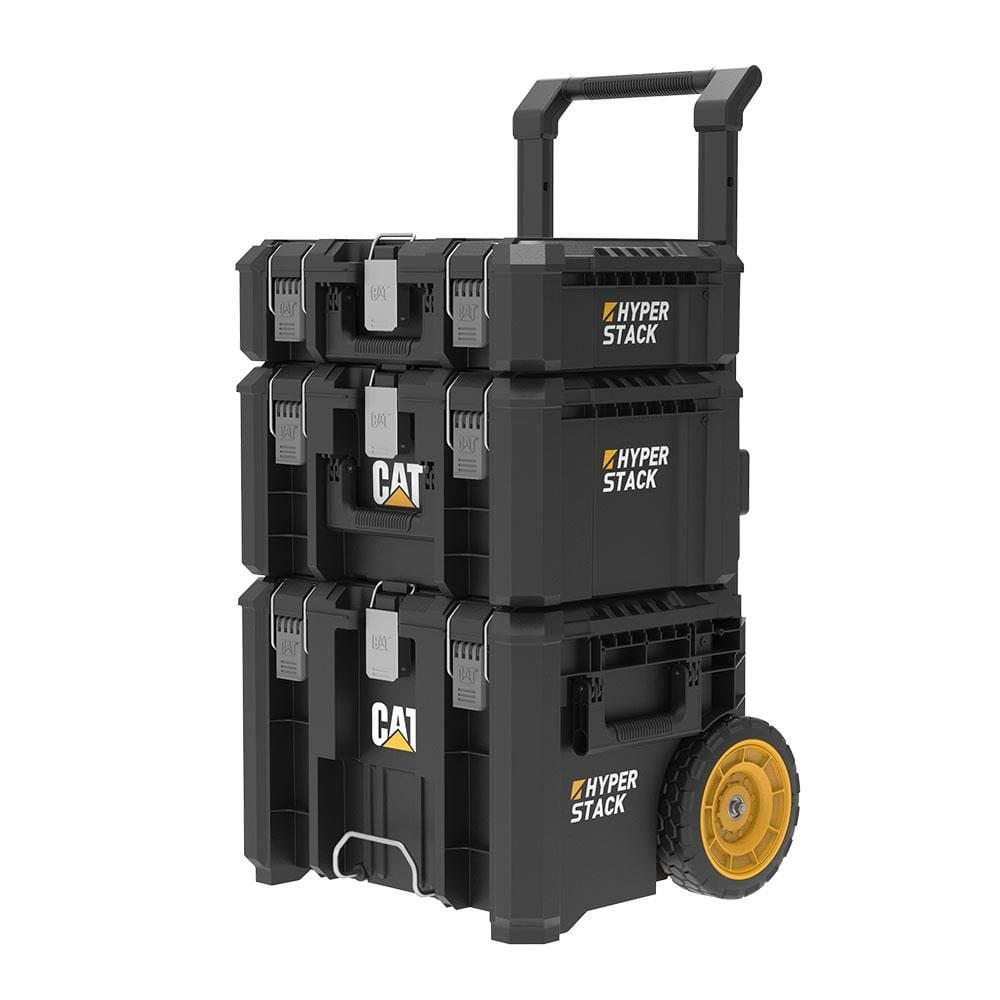 CAT DA41005 HYPER STACK 3’Lü Tekerlekli Kilitli Takım Çantası Seti
