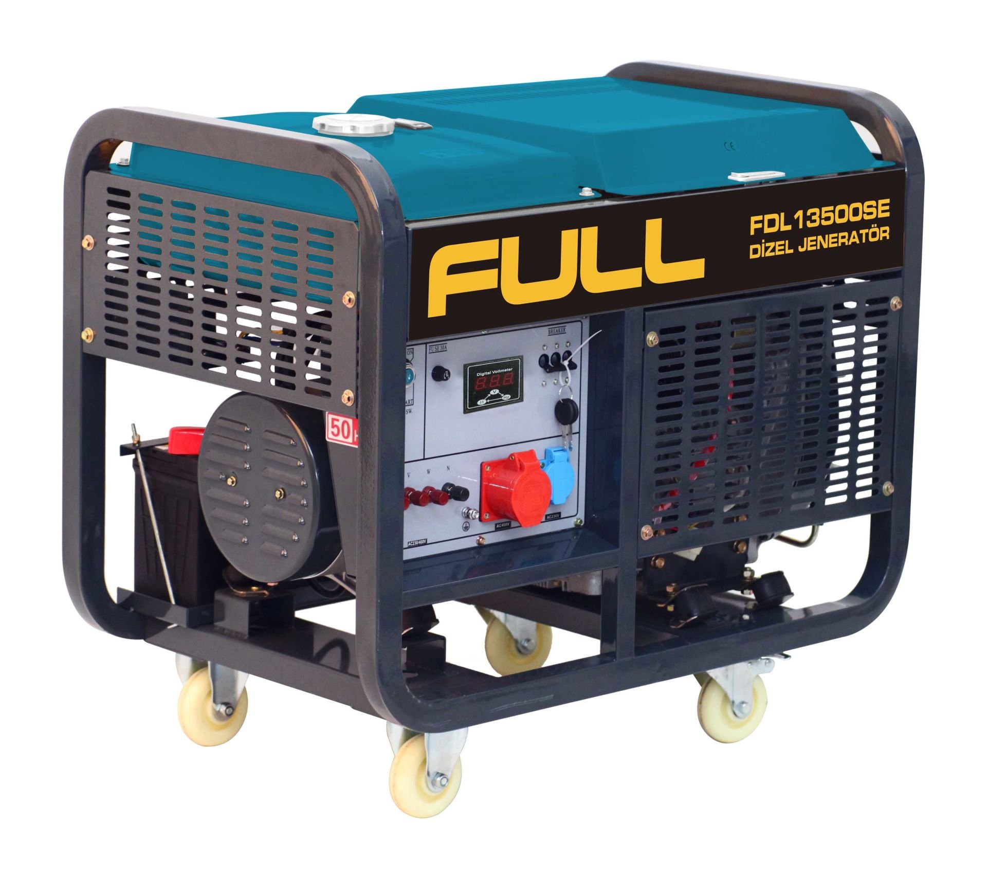 Full FDL13500SE Dizel Jeneratör 13,75 kVA Marşlı Monofaze