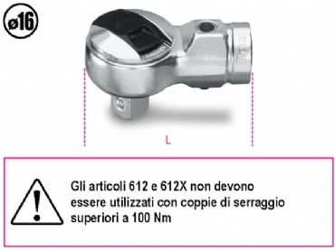 Beta 614X 3/4'' Tork Anahtarı Soketi