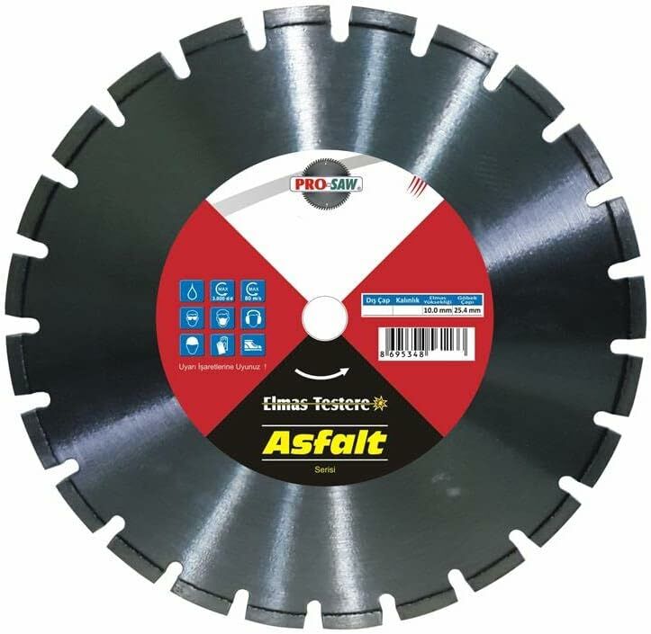 Pro-Saw Asfalt Elmas Testere 600x25.40x4.5mm