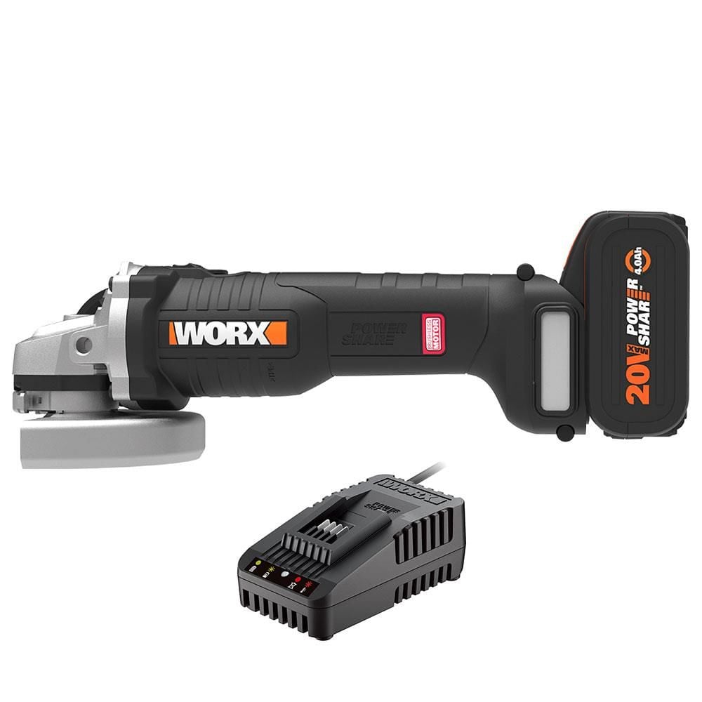 WORX WX812.9C Tek Akülü Şarjlı Avuç Taşlama 20Volt 2.0Ah. 125mm