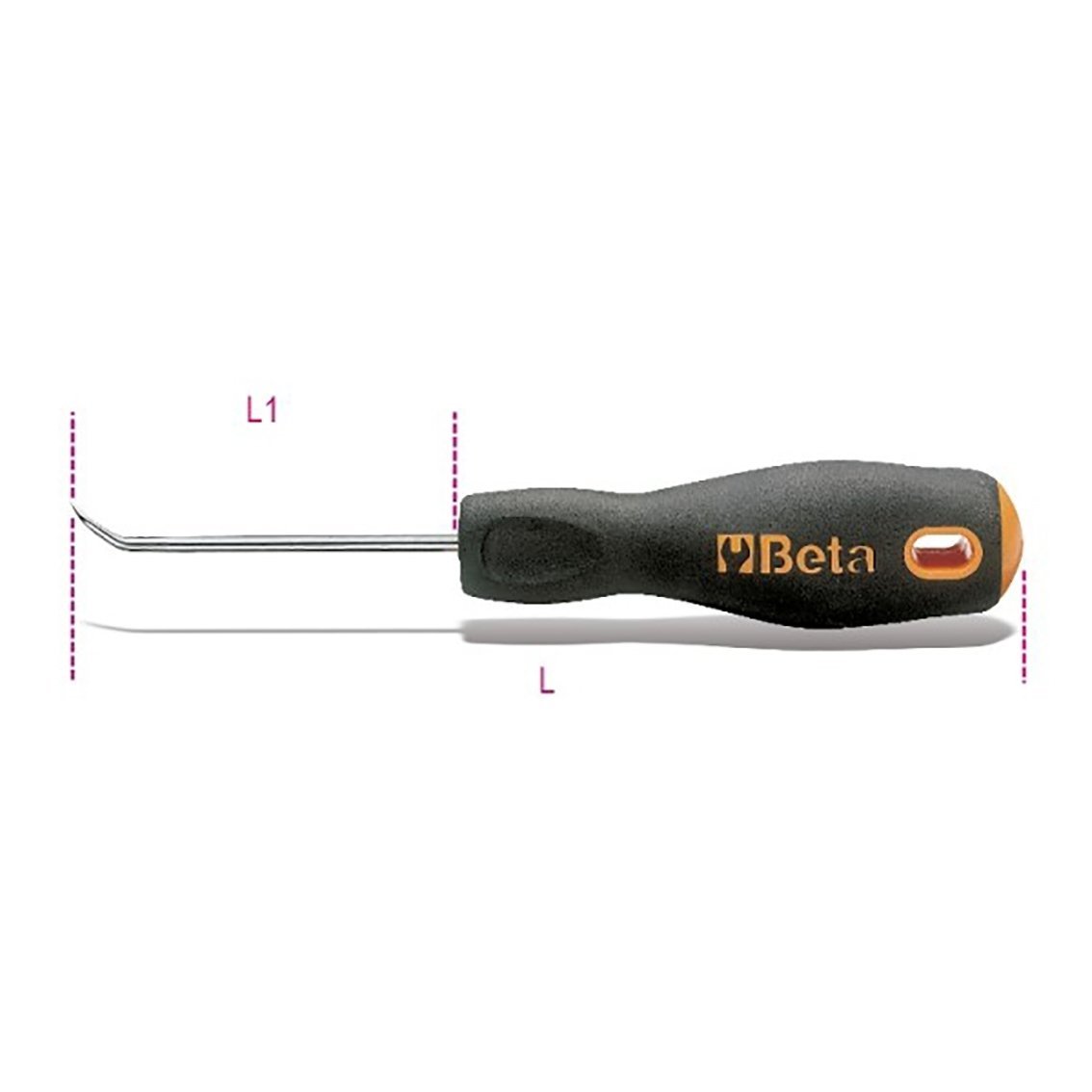 BETA 1687AC Ucu Eğri Bız Tornavida 153 mm
