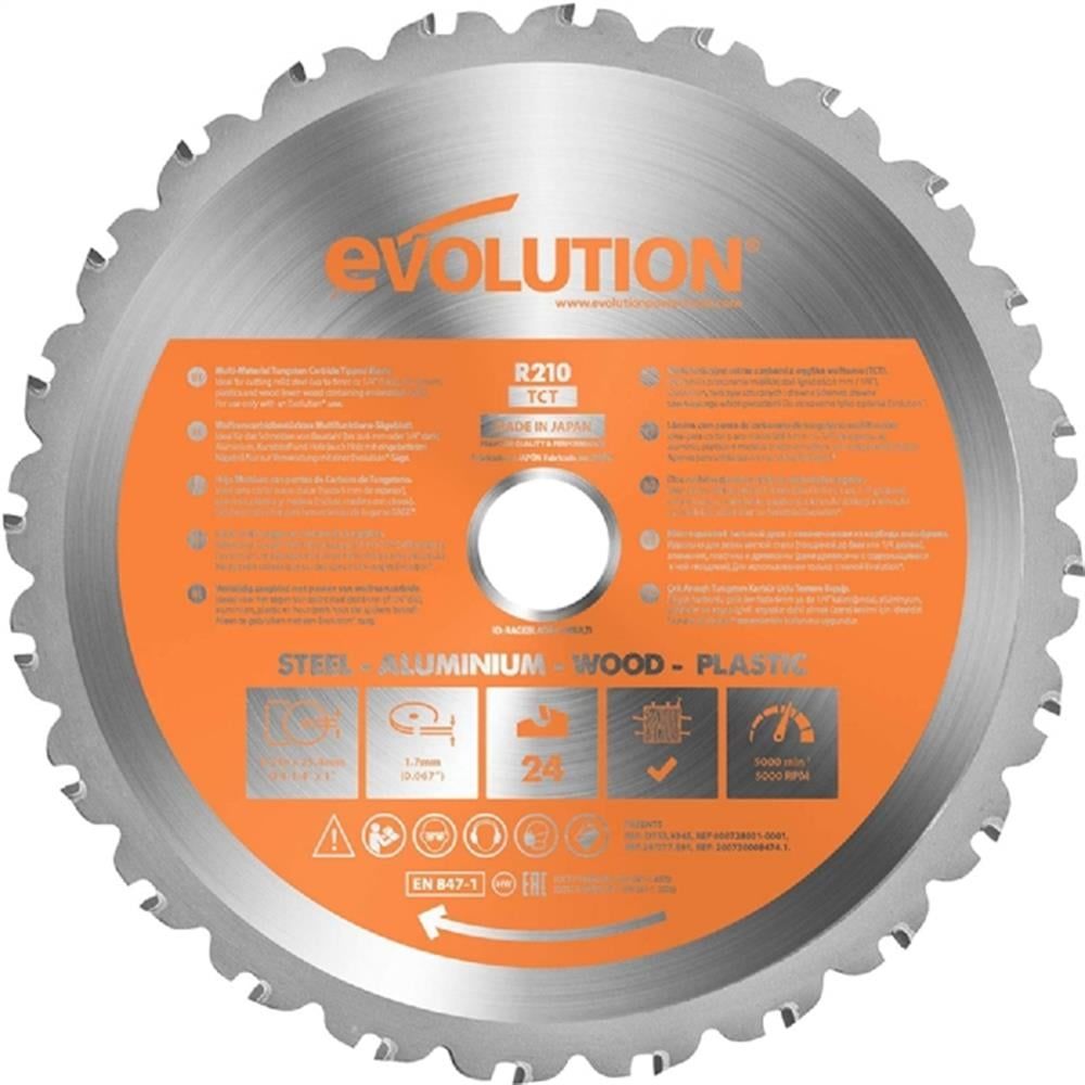 Evolution Çok Amaçlı Yedek Testere 210 mm