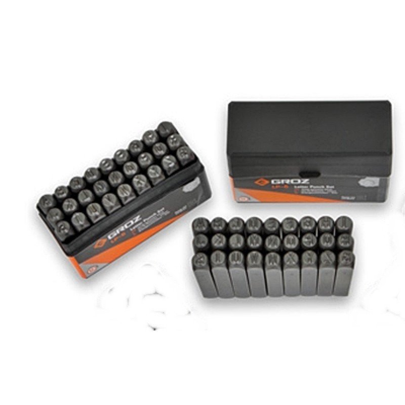 Groz LP/12 Çelik Harf Zımba Takımı 12 mm