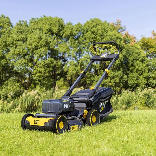 CAT DG272 Profesyonel Şarjlı Çim Biçme Makinesi 36V 4.0Ah – 41 cm Kömürsüz Motor
