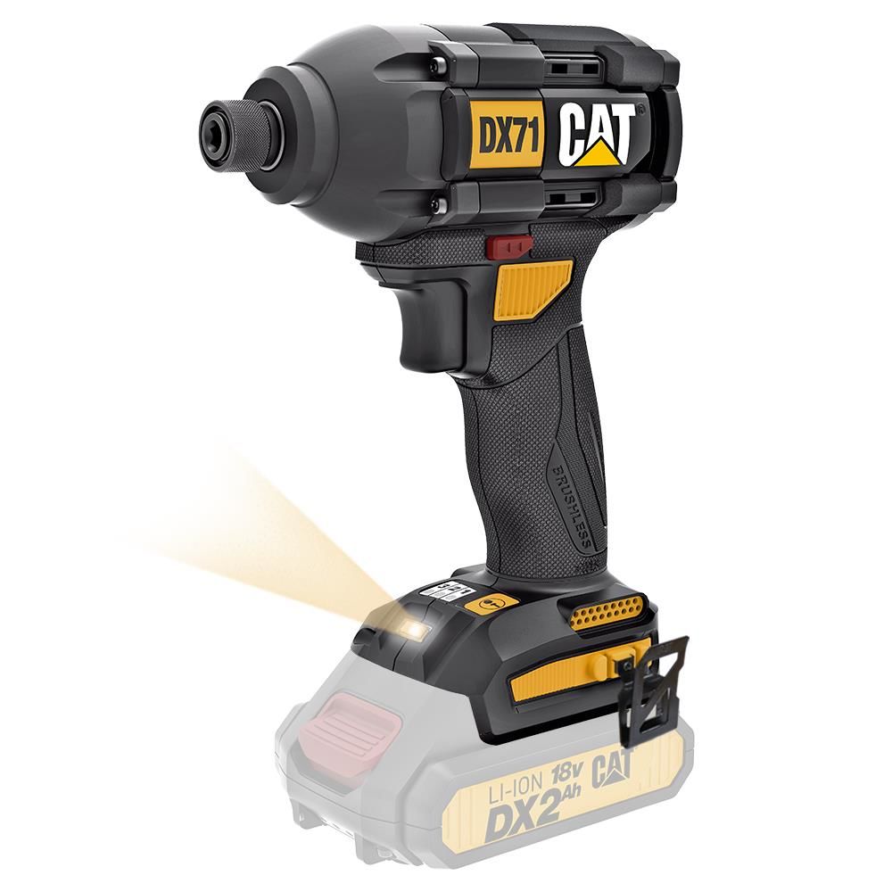 CAT DX71B 18Volt Şarjlı Darbeli Tornavida (Akü Dahil Değildir)