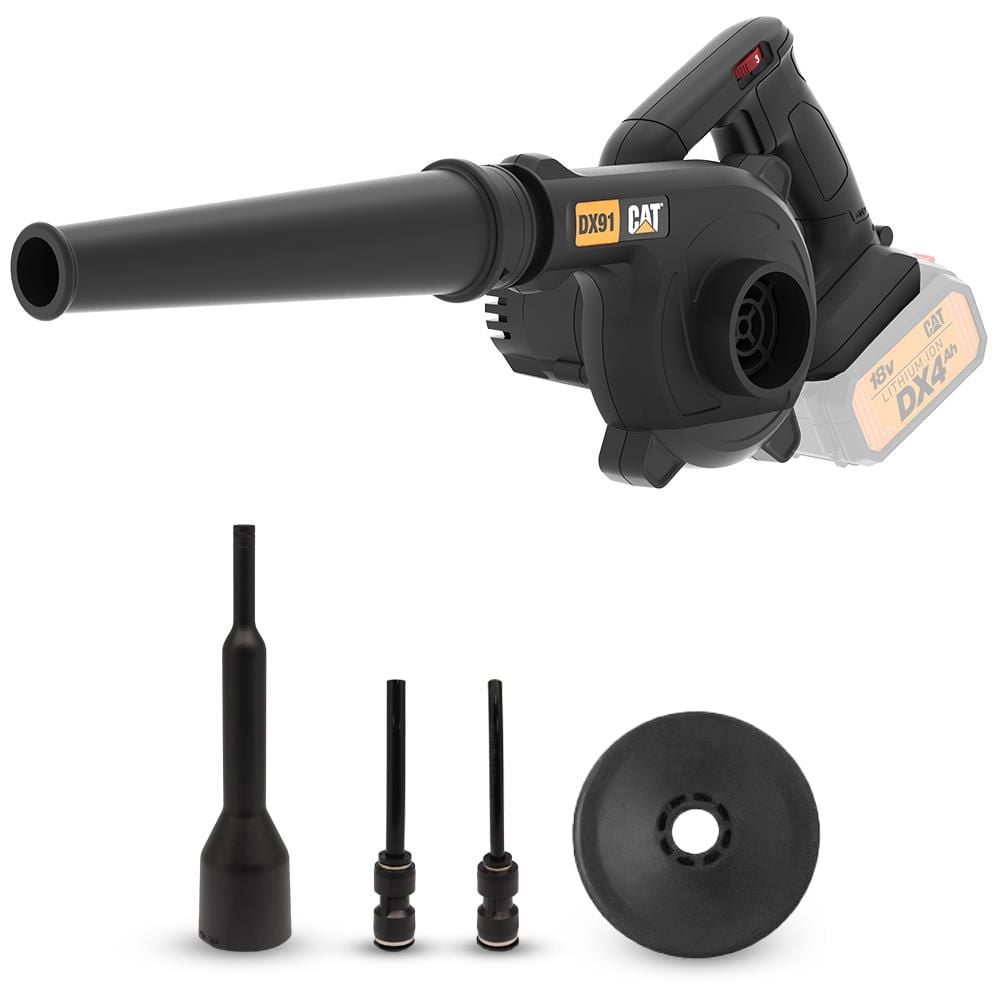 CAT DX91B 18Volt Devir Ayarlı Üfleyici + 5 Parça Aksesuar (Akü Dahil Değildir)