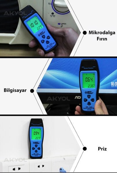 Smart Sensor AS 1392 Radyasyon Ölçer EMF Cihazı