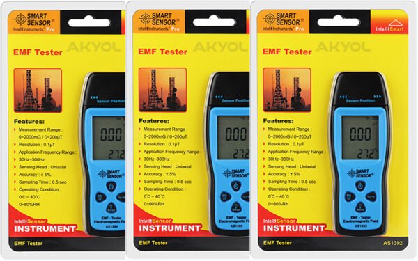 Smart Sensor AS 1392 Radyasyon Ölçer EMF Cihazı