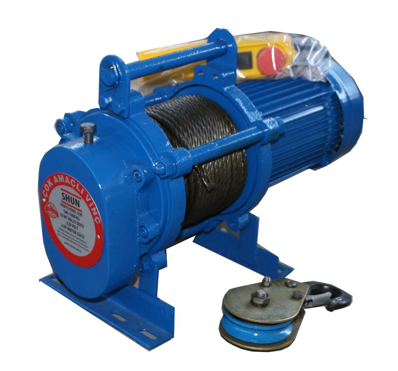 Shun 1 Ton 50 Mt 220V Profesyonel Elektrikli Vinç