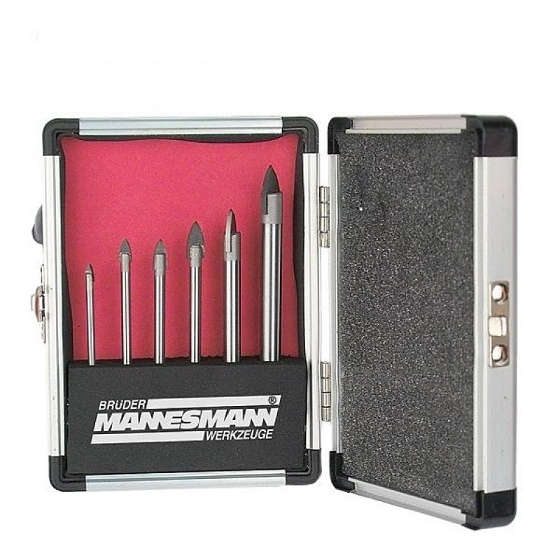 Mannesmann 54806 Cam Delme Matkap Ucu Seti 6 Prç.