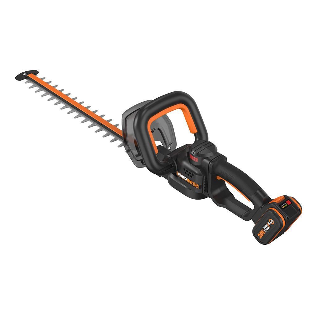 WORX WG263E Tek Akülü Profesyonel Çit Budama 20Volt 4.0Ah./57 cm