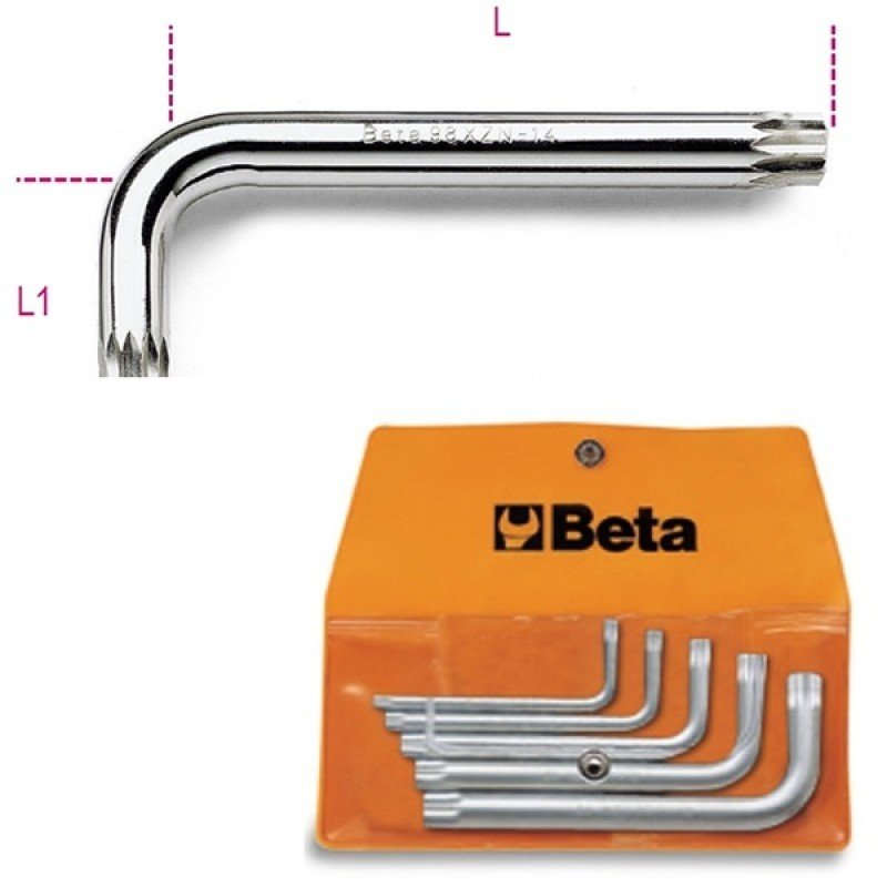 Beta 98 XZN/B5 Yıldız Allen Anahtar Takımı