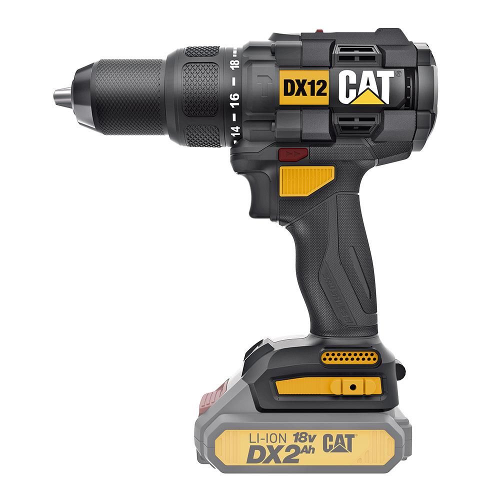 CAT DX12B Şarjlı Darbeli Matkap (Akü Dahil Değildir) 18Volt