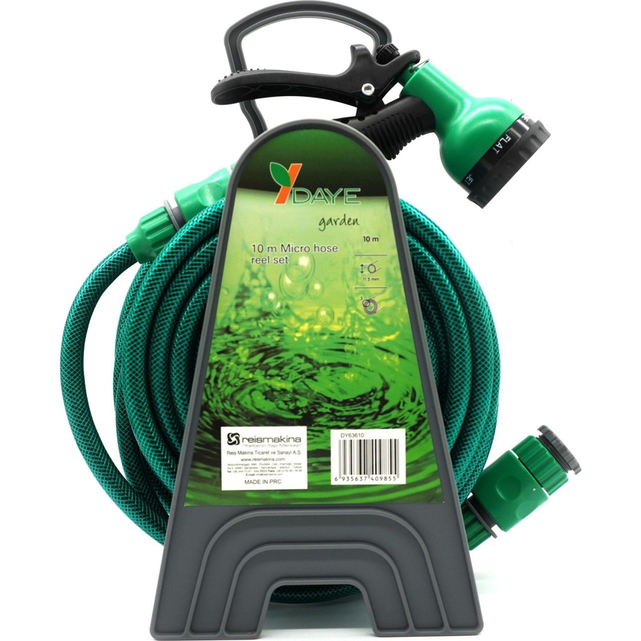 Daye DY63610 Hortum Sprey Tabancalı Set 10 mt. 5/16''