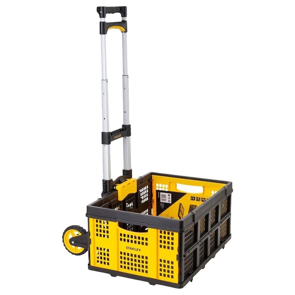 Stanley FT509 Katlanır Alüminyum El Arabası 70Kg + FT505 Katlanır Çok Amaçlı Taşıma Sepeti 25Kg