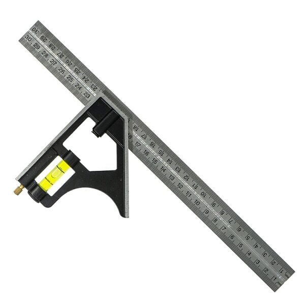 Bts 12271 Ayarlanabilir Terazili Açı Ölçer Gönye 45°-90° 30 cm