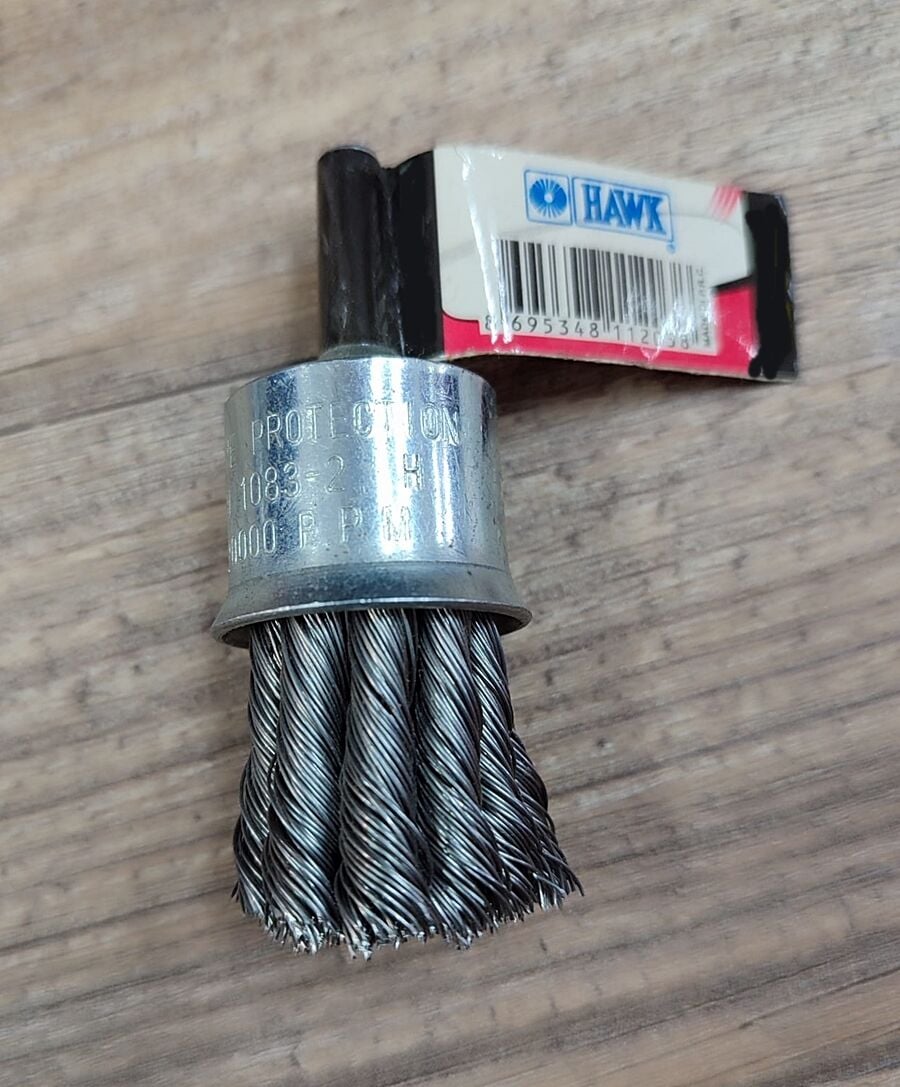 Hawk Gri Burma Telli Pimli Kalem Fırça Ø 19x0,35 mm - 50 Adet