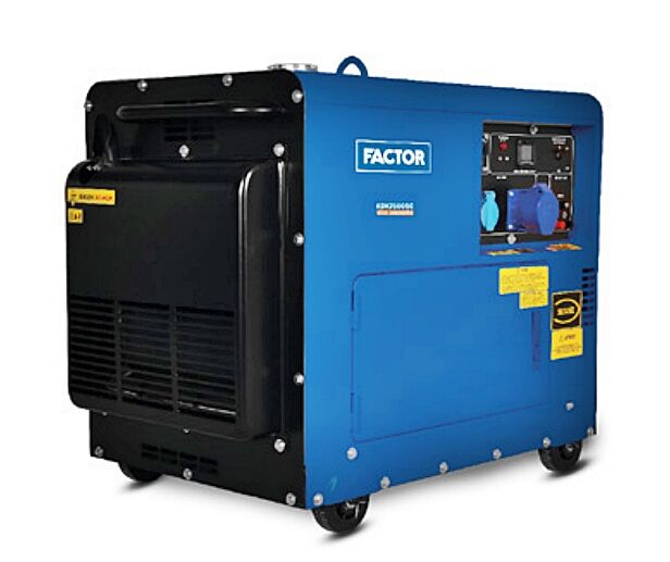 Factor KDK7500SC Monofaze Dizel Jeneratör 6.9kVA Marşlı
