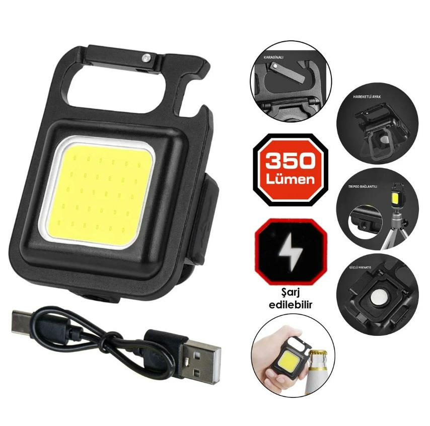 Rox Outdoor Şarjlı 350 LMS Led Fener