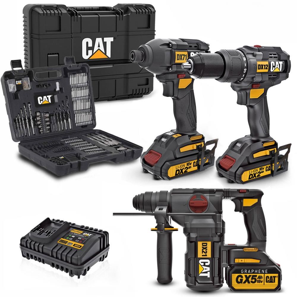 CAT DXKS7 DX12SET + DX21B + DX71B + GXB5 Pro Akülü Kombo Set