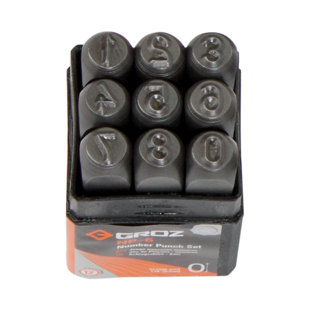 Groz NP/3 Rakam Zımba Takım 3 mm
