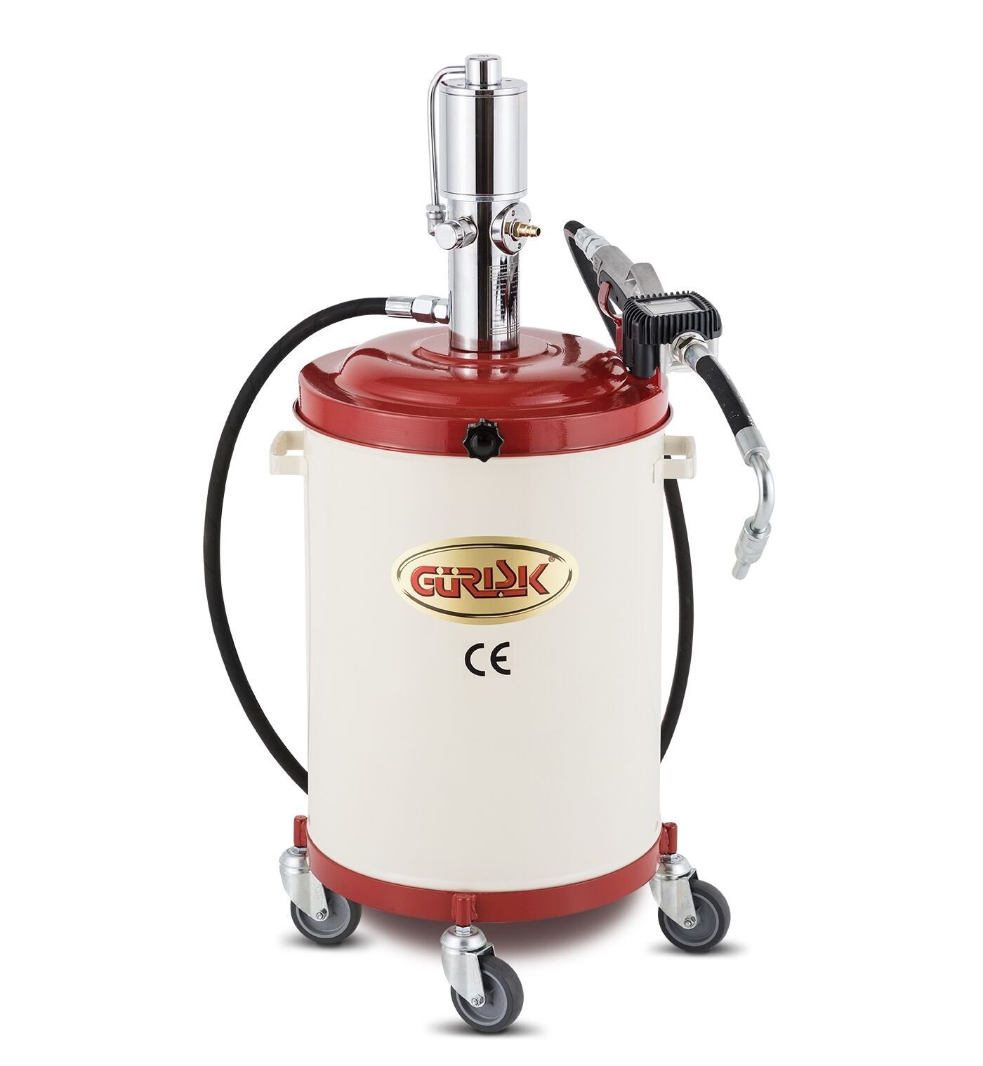 Gürışık 203B-1/30S Havalı İnce Yağ Pompası Sayaçlı Tabancalı 45 lt.