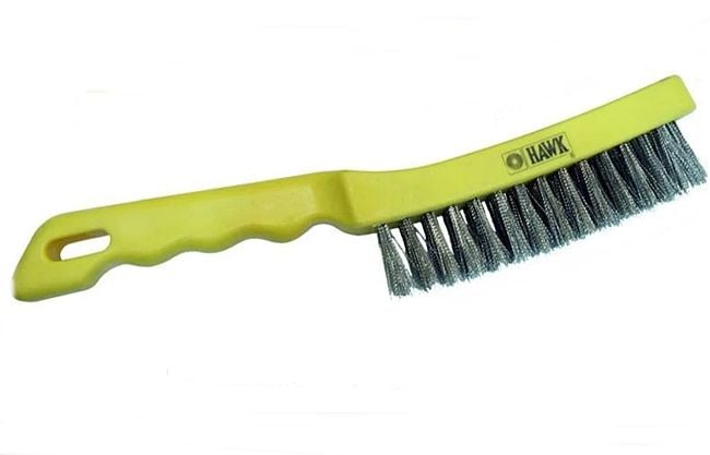 Hawk Galvaniz Telli Plastik Saplı El Tipi Fırça Ø 0.20 mm - 12 adet