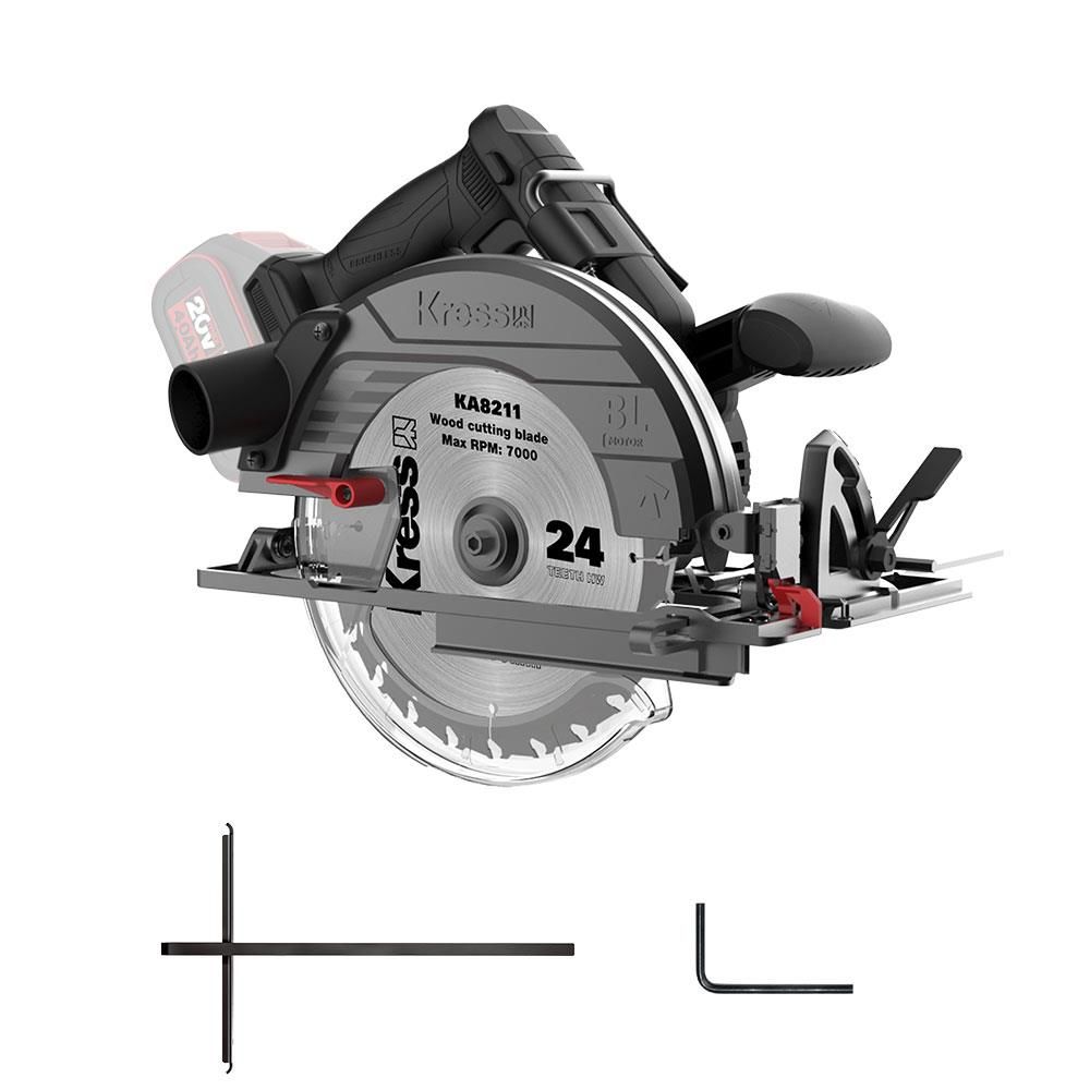 Kress KUE15.9 Daire Testere (Akü Dahil Değildir) 20Volt 185MM