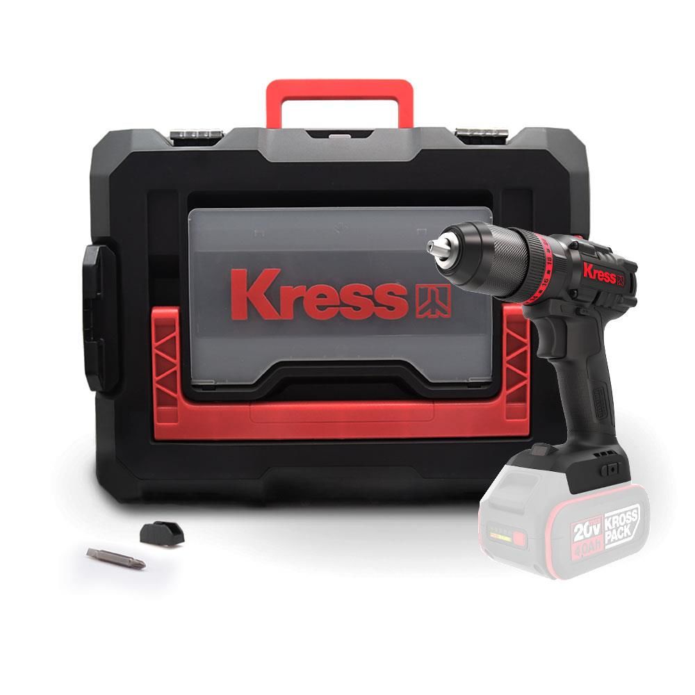 Kress KUC30.91 Şarjlı Darbeli Matkap (Akü Dahil Değildir) 20Volt