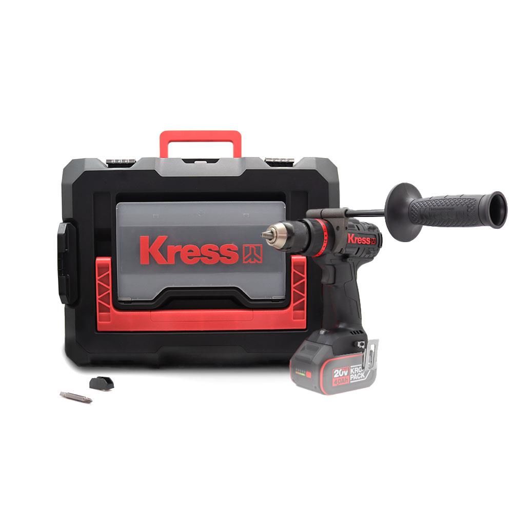 Kress KUC35.91 Şarjlı Darbeli Matkap (Akü Dahil Değildir) 20Volt
