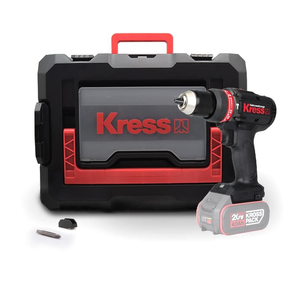 Kress KUC31.91 Şarjlı Darbeli Matkap (Akü Dahil Değildir) 20Volt