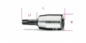 Beta 900TX 1/4'' Torx Allenli Lokma T40