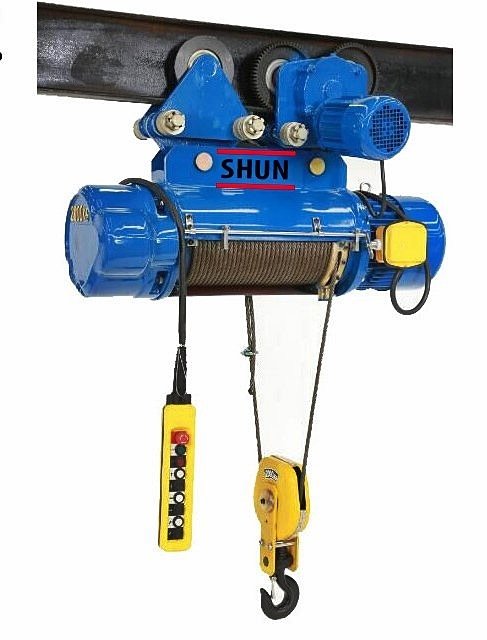 Shun Profesyonel 3 Ton 380V Klavuzlu Monoray Vinç 6 hp