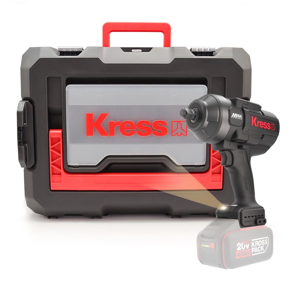 Kress KUB33.91 Şarjlı Somun Sıkma Kömürsüz Profesyonel 20Volt 1300Nm (Akü Dahil Değildir)