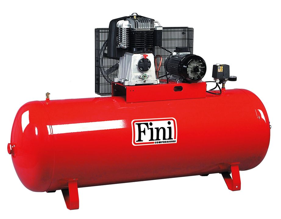 Fini BK119 500F Kasnaklı Yağlı Kompresör 500 lt.