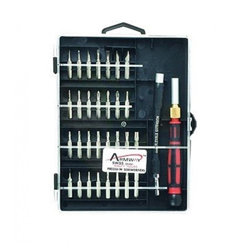 Armvay Düz Yıldız Torx Allen Elektronikçi Tornavida Seti 33 Parça