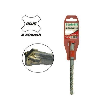 Todrill TD50551 SDS-PLUS 4 Elmaslı Matkap Ucu 6x110 mm 10 adet