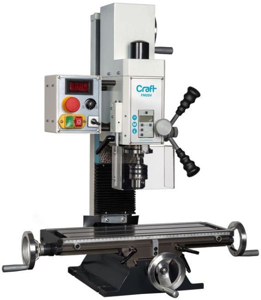 Ozco FM20V Masaüstü Freze Makinası Sağ/Sol Dönüş 16mm/750W