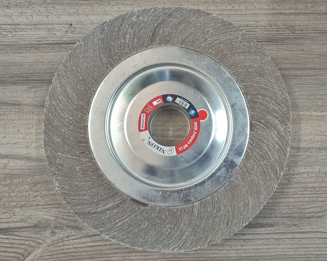 Nikon Flanşlı Mob Zımpara 80 Kum 300x35x45mm