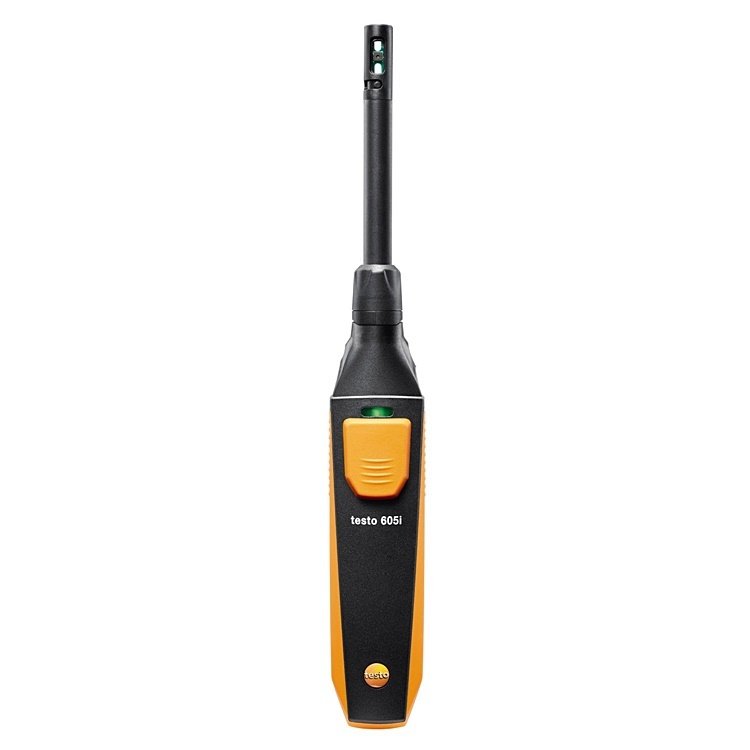 Testo 605i Akıllı Telefon ile Kullanılabilen Termo Higrometre (Ekransız)