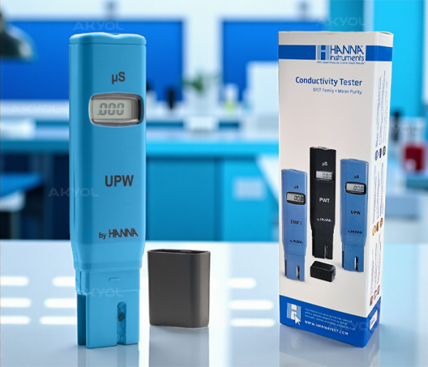 Hanna HI98309 UPW Ultra Saf Su İletkenlik Ölçer | Profesyonel Ölçüm Yüksek Hassasiyetli