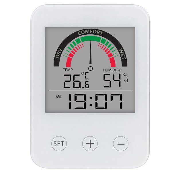 Loyka Pointer Scale Saat Sıcaklık ve Nem Göstergesi