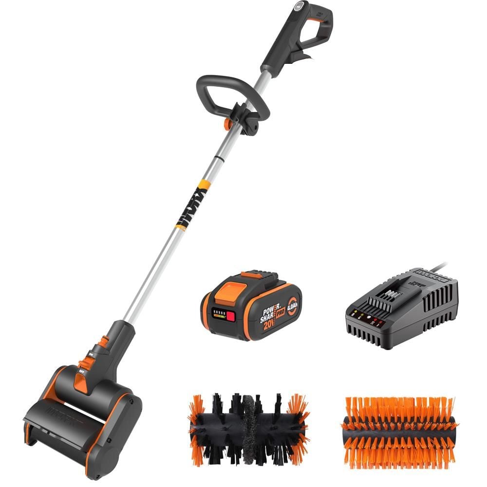 WORX 165 mm Tek Akülü Çok Amaçlı Şarjlı Zemin Fırçası 20Volt 4.0Ah.