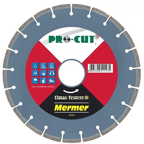 Pro-Cut 400x60 mm Sulu Kesim Mermer Kesme Testeresi