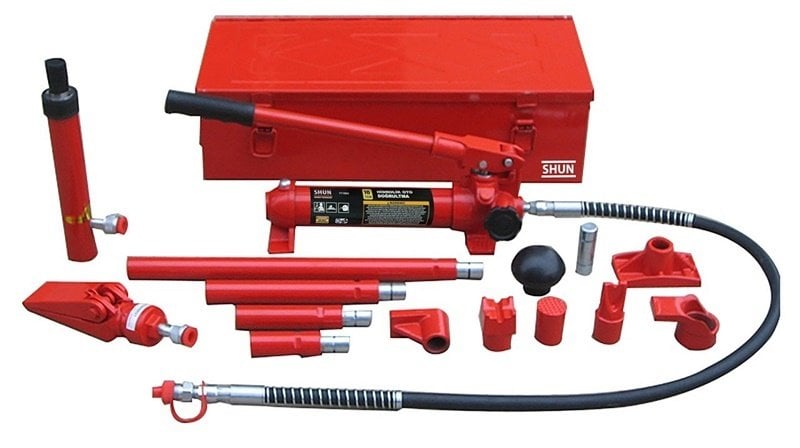 Shun 10 Ton Metal Çanta Hidrolik Kaporta Doğrultma Takımı