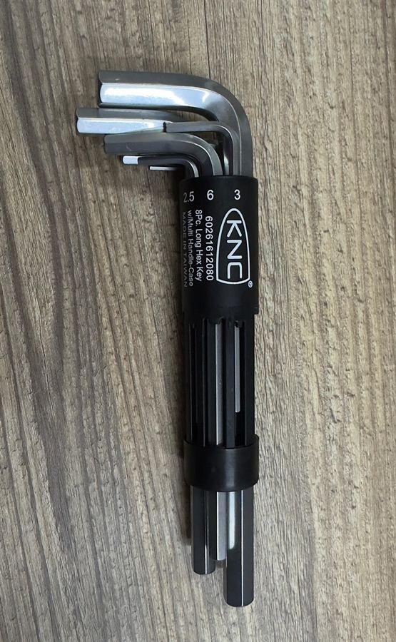 Knc Uzun Metrik Allen Takımı 8 Parça 2-8 mm