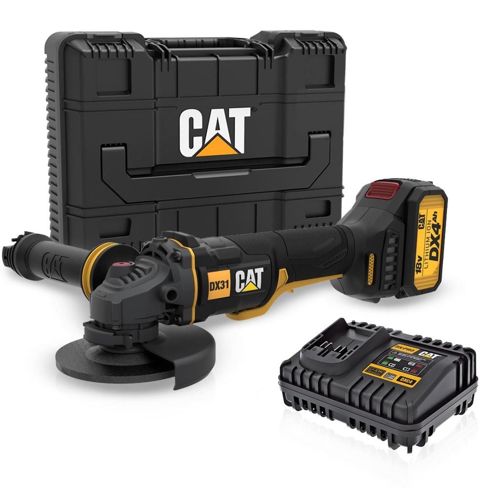 CAT DX31 Akülü Profesyonel Avuç Taşlama 115 mm-18Volt/4.0Ah