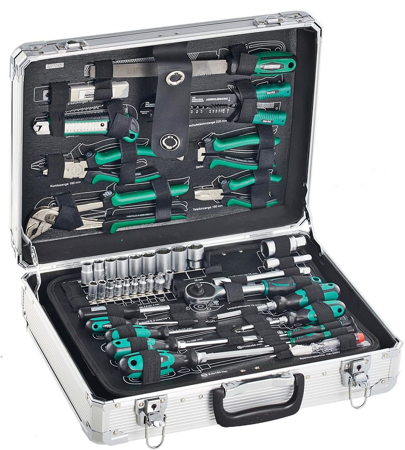 Mannesmann 29075 Alüminyum Takım Çantalı El Alet Seti 108 Parça