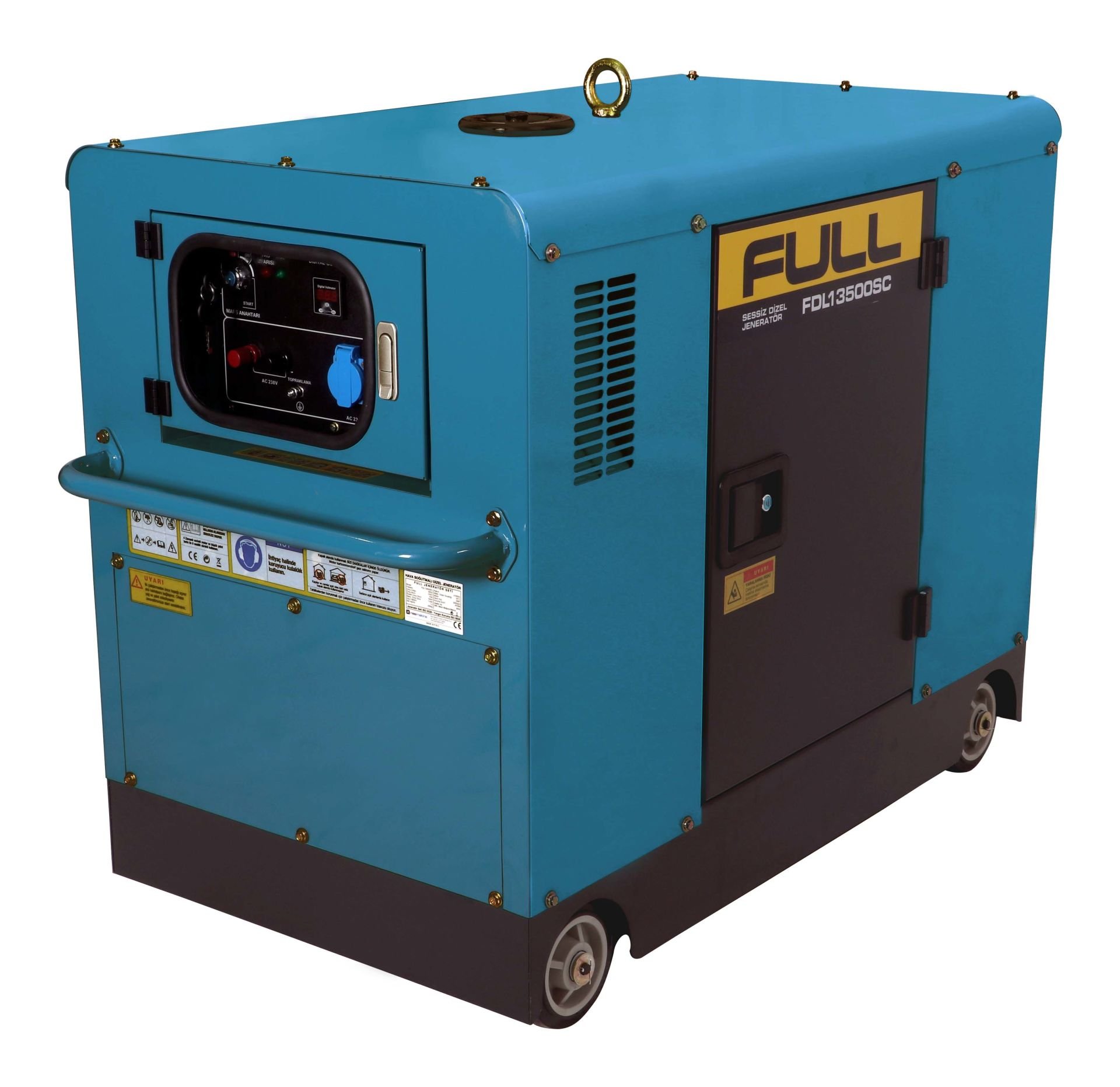 Full FDL13500SC Dizel Jeneratör 13,75 kVA Marşlı Monofaze